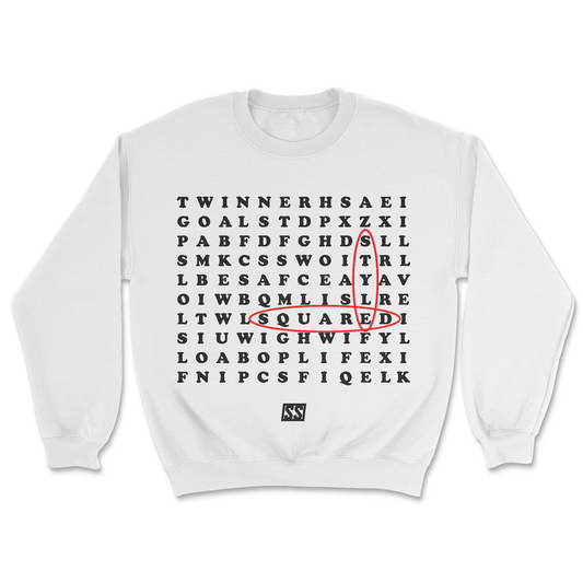 Crossword Crewneck Sweater