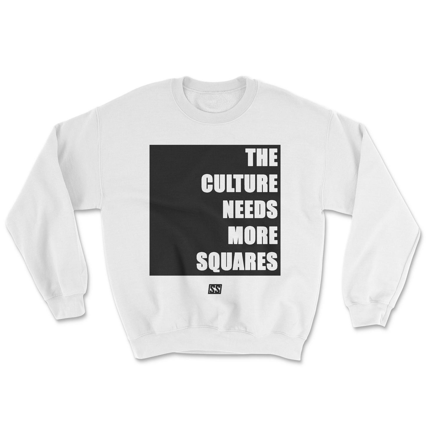 "The Culture Needs More Squares" Crewneck Sweater