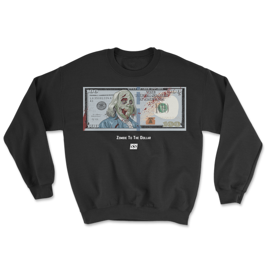 Zombie To The Dollar - Ben Franklin Crewneck Sweater