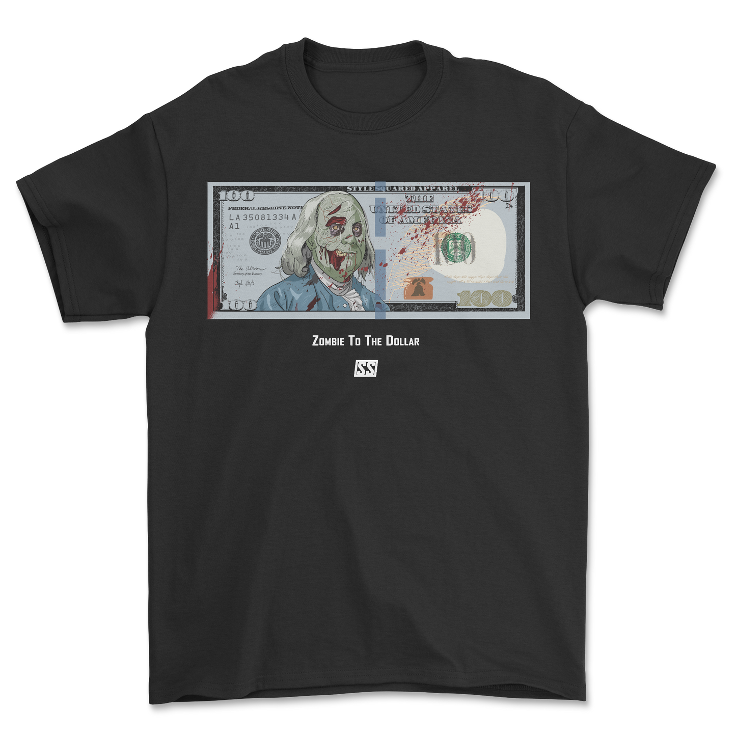 Zombie To The Dollar - Ben Franklin Tee